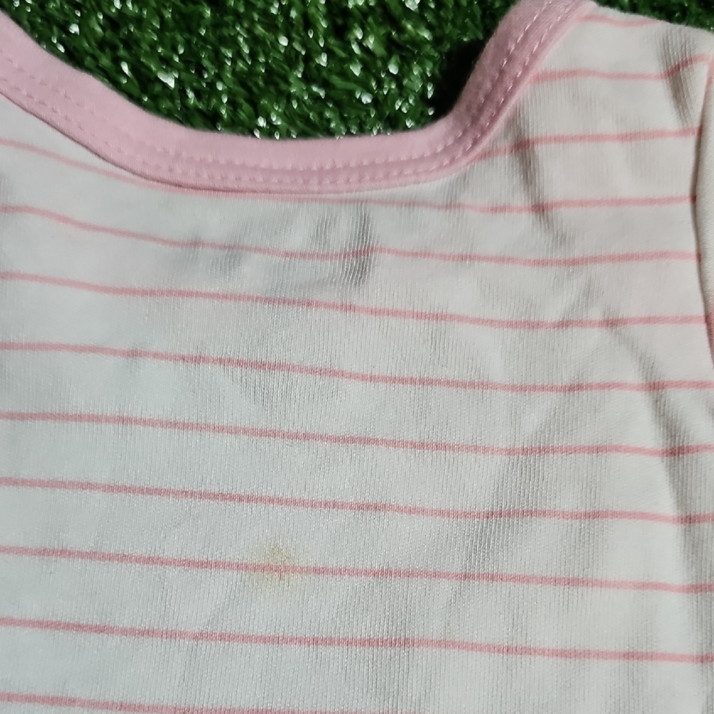 Pink Striped Bunny Onsie - Picture 5 of 6